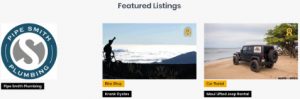 Front Page Featured Listings